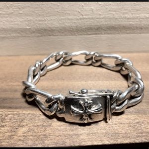 Huge! Chunky! Men’s Sterling Silver link bracelet